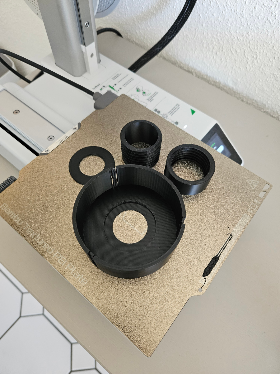 3D printing result