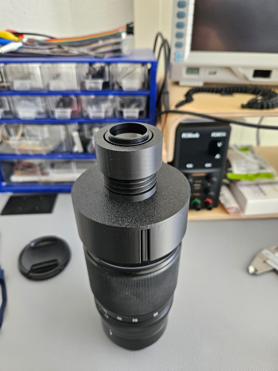 Assembly finished on the 40-150 objective