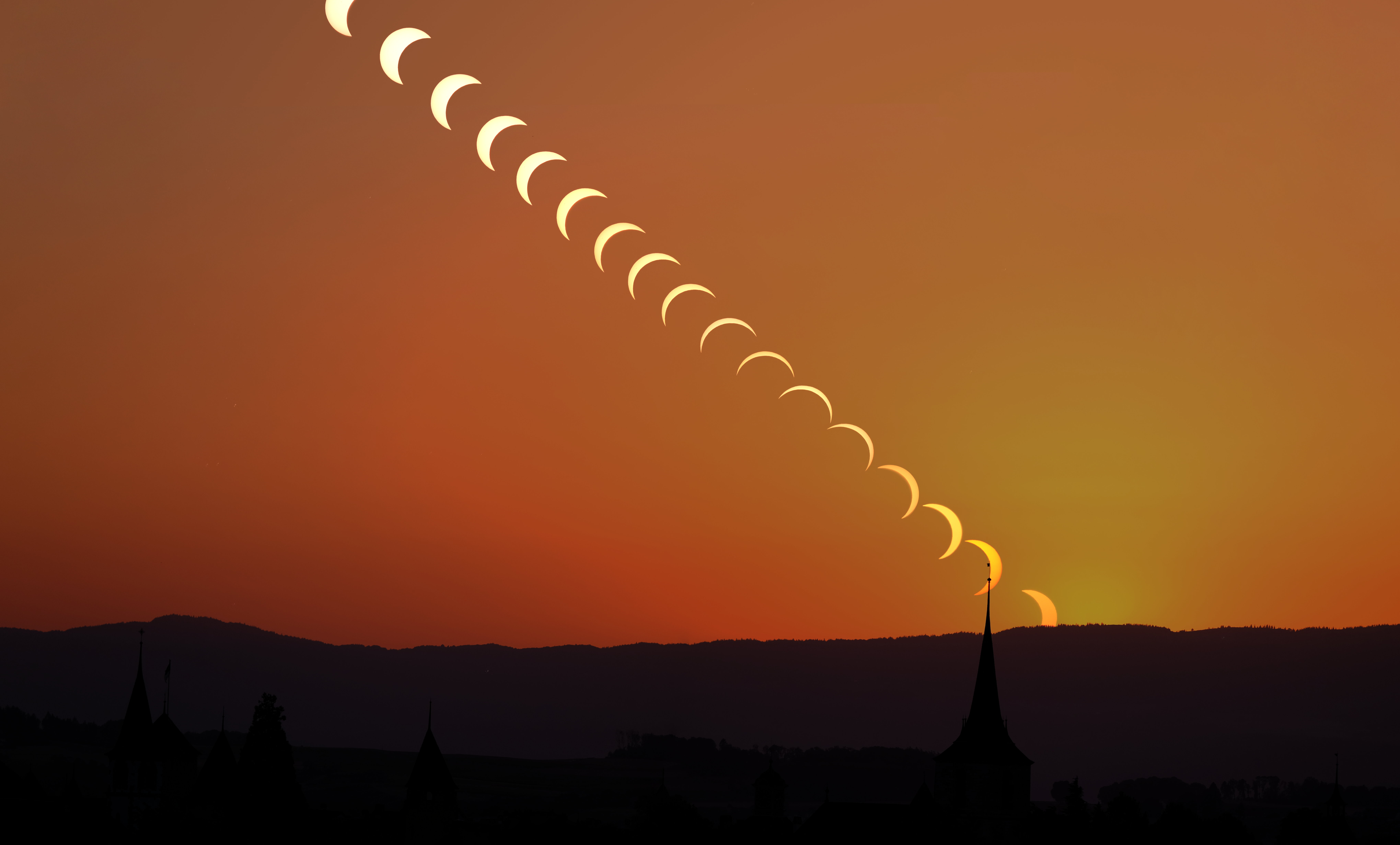 composite image showing the background and sky